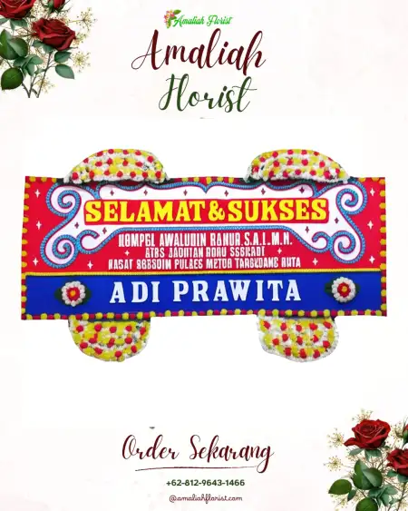 Papan Bunga Ucapan Selamat Wedding Venue Rancamaya